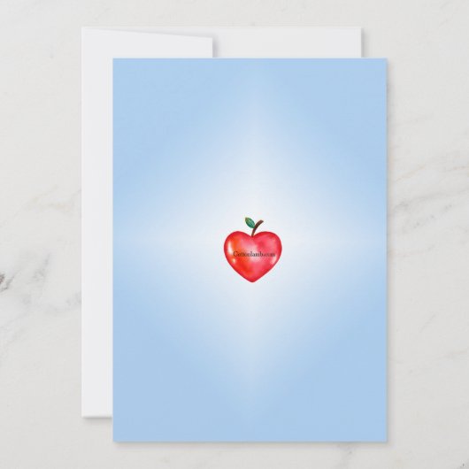 健全なハート招待状 招待状 (裏面)