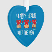 健全なハート オーナメント (正面)