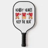 健全なハート ピックルボールラケット (裏面)