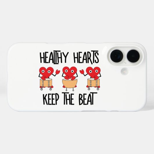 健全なハート Case-Mate iPhoneケース (裏面 (横))