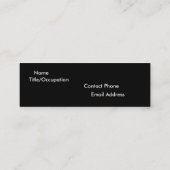 健全なバンドAmpのスピーカー音楽 スキニー名刺 (裏面)