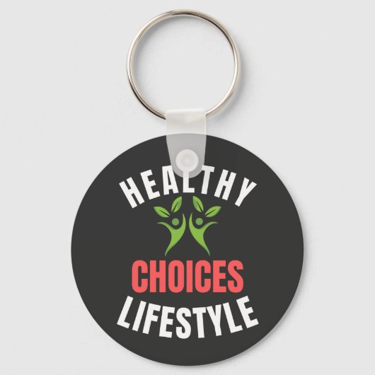 健全なライフスタイル選択 キーホルダー (正面)