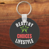 健全なライフスタイル選択 キーホルダー (正面)
