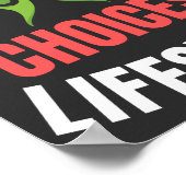 健全なライフスタイル選択 ポスター (角)