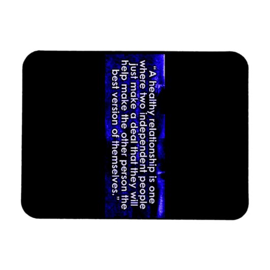 健全な人間関係引用文の定義 マグネット (横)