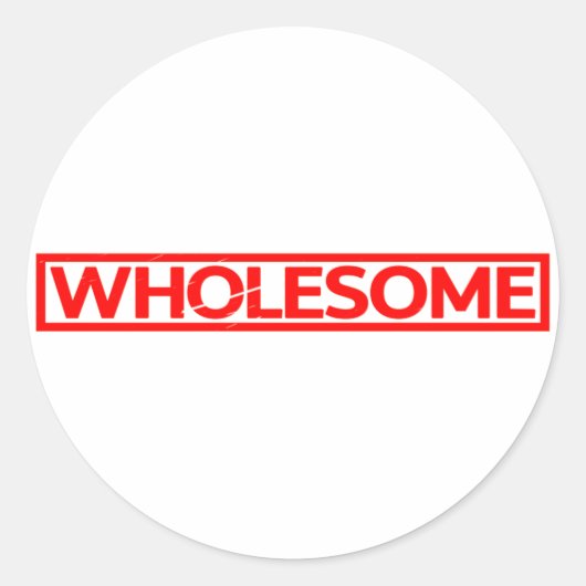 健全な切手 ラウンドシール (正面)