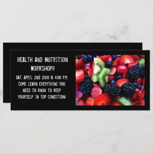 健全な招待状 招待状 (正面/裏面)