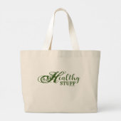 健全な物トート ラージトートバッグ (裏面)