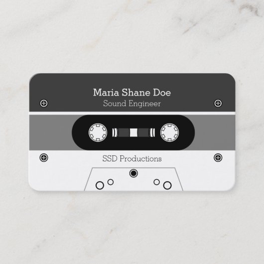 健全な音楽専門の名刺 名刺 (正面)