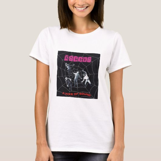 健全なTシャツの種のくもの巣 Tシャツ (正面)