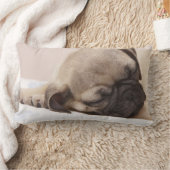 健全に眠っている子犬 ランバークッション (ブランケット)