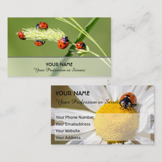 健前向き康に良い 名刺 (正面/裏面)