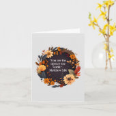 健康いちごリース信仰宗教空白の カード (黄色い花)