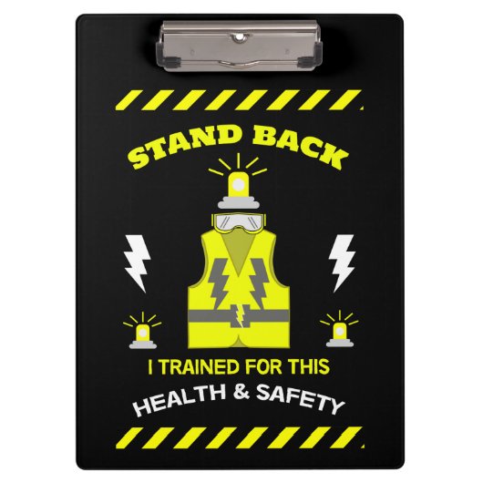 健康おもしろいと安全 | NEBOSH |役員 |ラテ クリップボード (正面)