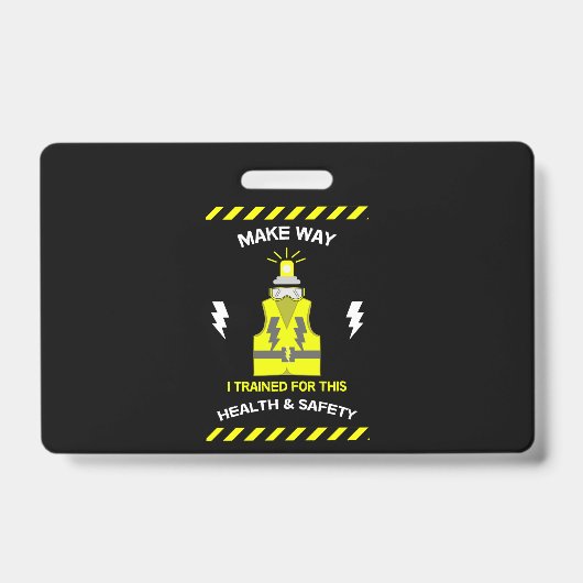 健康おもしろいと安全 | NEBOSH |役員 |ラテ バッジ (正面)