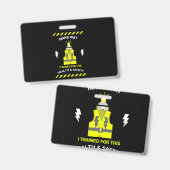 健康おもしろいと安全 | NEBOSH |役員 |ラテ バッジ (正面＆裏面)