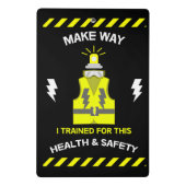 健康おもしろいと安全 | NEBOSH |役員 |ラテ ミニクリップボード (裏面)