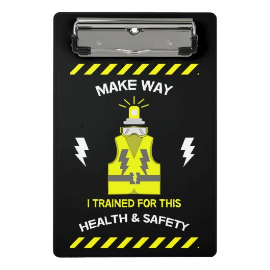 健康おもしろいと安全 | NEBOSH |役員 |ラテ ミニクリップボード (正面)