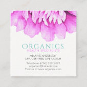 健康および健康名刺 スクエア名刺 (正面)