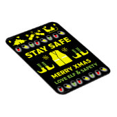 健康および安全クリスマスの贈り物 マグネット (右側)