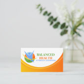 健康および栄養物のコーチ 名刺 (スタンド正面)