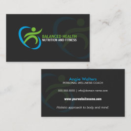 健康および栄養物のコーチ 名刺