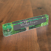 健康および繁栄生命の樹 デスクネームプレート (側面)