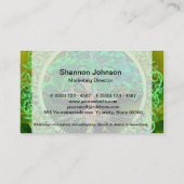 健康および繁栄生命の樹 名刺 (裏面)