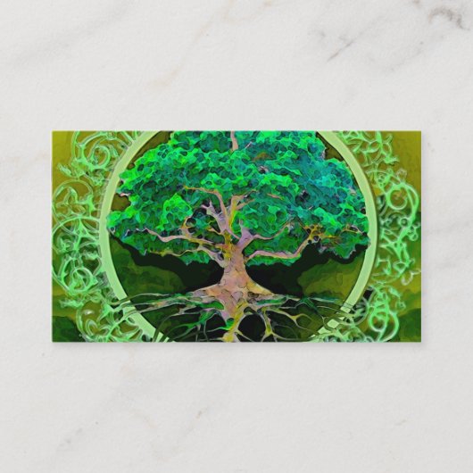 健康および繁栄生命の樹 名刺 (正面)