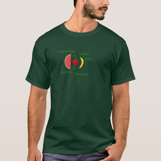 健康が富 Tシャツ (正面)