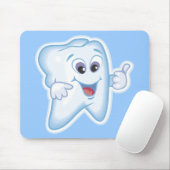 健康で幸せな歯 マウスパッド (マウス)