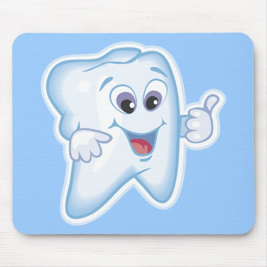 健康で幸せな歯 マウスパッド (正面)