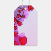 健康で幸せな贈り物ラベル ギフトタグ (裏面)