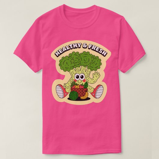 健康で新鮮 Tシャツ (デザイン正面)