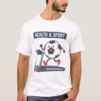健康とスポーツTシャツ Tシャツ