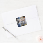 健康とフィットネス やる気を起こさせる スクエアシール (封筒)