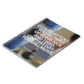 健康とフィットネス やる気を起こさせる ノートブック (左側)