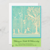 健康と健康のグリーティングカード シーズンカード (正面/裏面)