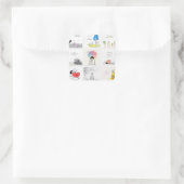 健康と健康 スクエアシール (バッグ)