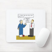 健康と安全についてのユーモアの漫画 マウスパッド (マウス)