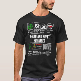 健康と安全のエンジニアラベルスキル解決会社 Tシャツ