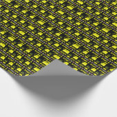 健康と安全のクリスマスギフト ラッピングペーパー (角)