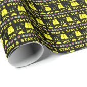 健康と安全のクリスマスギフト ラッピングペーパー (ロールコーナー)