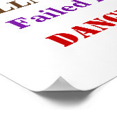 健康と安全の誓い言葉 – 迷惑だがおもしろい ポスター (角)