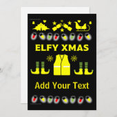 健康と安全クリスマスギフトホリデーカード シーズンカード (正面/裏面)