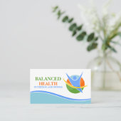 健康と栄養のコーチ 名刺 (スタンド正面)