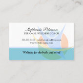 健康と栄養のコーチ 名刺 (裏面)