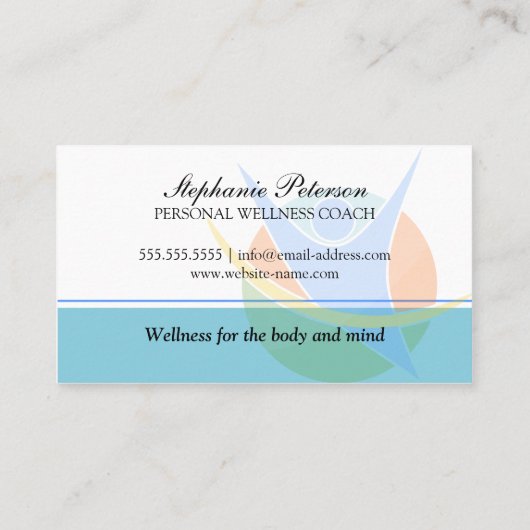 健康と栄養のコーチ 名刺 (裏面)