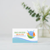 健康と栄養のコーチ 名刺 (スタンド正面)