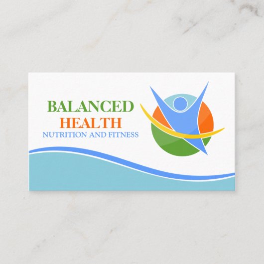 健康と栄養のコーチ 名刺 (正面)